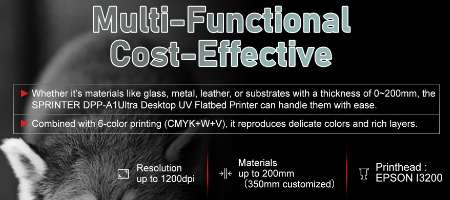 SPRINTER DPP-A1Ultra UV Printer: Multi-Functional & Cost-Effective Game-Changer!