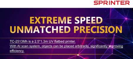 EXTREME SPEED, UNMATCHED PRECISION — SPRINTER’s TC-2513Mh is here to transform your printing game!