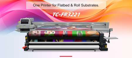 Introducing SPRINTER TC-FR3221 UV Flatbed and Roll Printer!
