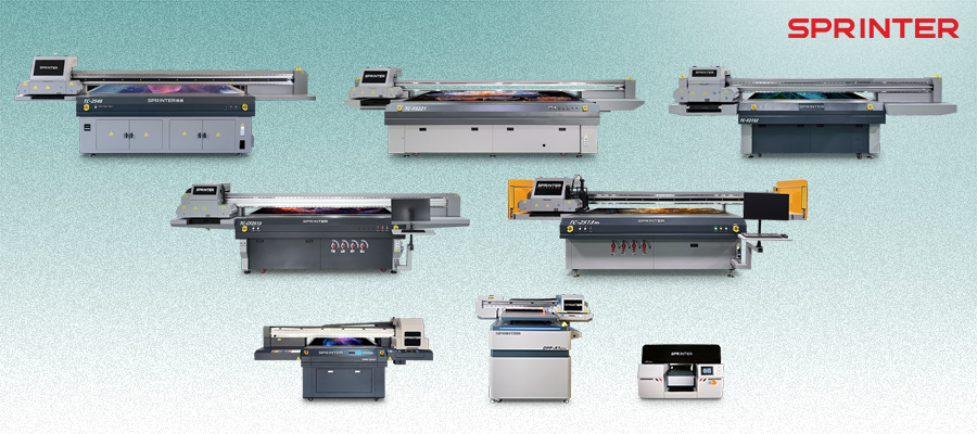 Meet the SPRINTER UV Flatbed Printer Line