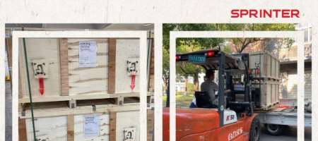 2 Units of SPRINTER DPP-A1E UV Flatbed Printers Shipped Today!