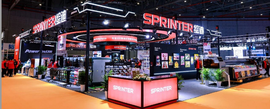 On the first day of the grand event, SPRINTER's 384 ㎡ immersive booth shines brightly at the Shanghai APPP EXPO!
