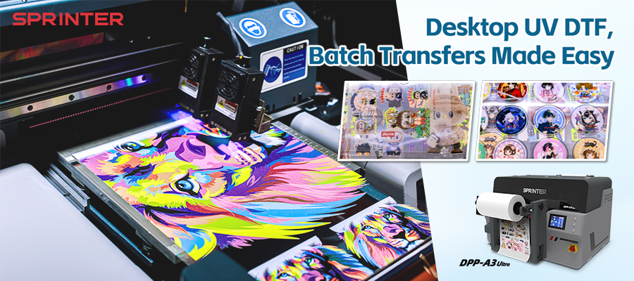 SPRINTER DPP-A3 Ultra Desktop UV DTF Printer